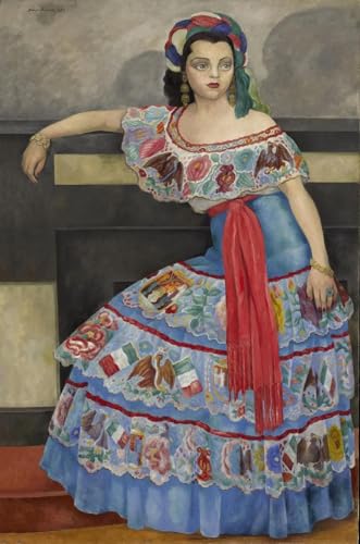 Estampes pour cadeaux : le Portrait d'une Tehuana par Diego Rivera, idée déco originale