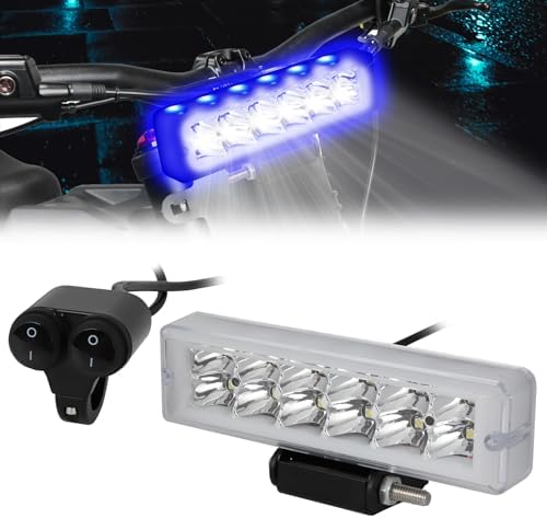 Motoparty Rock Headlight Kit for Sur-Ron Segway X260 Talaria Off Road, Rock Light Pods Combo Kit,with Surron Headlight Switch, Dirtbike Light Bar Kit, Bright Front Lamp