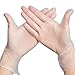 Produktbild GETIT72 Einweghandschuhe, puderfrei, PVC, transparent, latexfrei, Haushaltshandschuhe, S/7,3 cm, M/8,3 cm, L/9,3 cm, XL/10,3 cm, 100 Stück, Wie abgebildet, Large