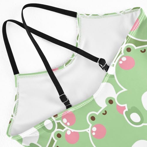 Image of Girls one Piece Swimsuit Summer UPF 50+ Quick Dry Beach Bathing Suit with Straps Swimwear 3-10 Years