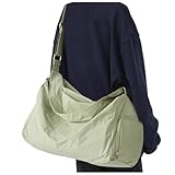 Kleine Sporttasche, Handgepäcktasche, leichte Workout-Sporttasche für Reisen, Schultertasche, Wochenender über Nacht für Damen, Y-Grün (groß)