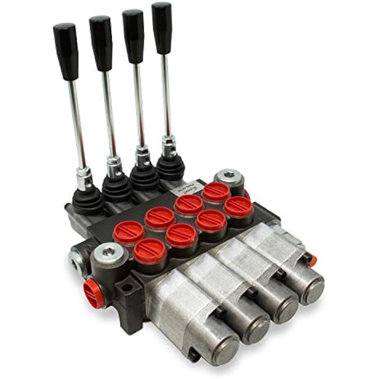 Monoblock Hydraulic Directional Control Valve, 4 Spool, 4 Float, 11 GPM