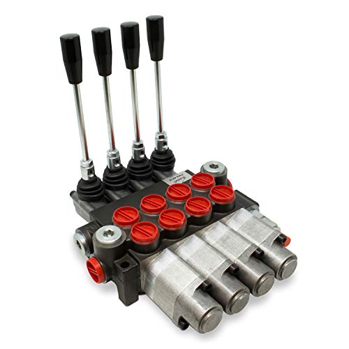 Monoblock Hydraulic Directional Control Valve, 4 Spool, 4 Float, 11 GPM