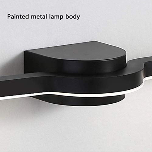 Aplique de pared LED para mueble de baño moderno con luz de 3000K 12W 3