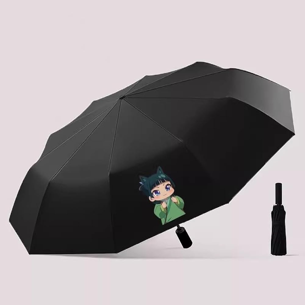 新品☆薬屋のひとりごと 折り畳み傘 薬屋のひとりごと傘 紫色 8角形