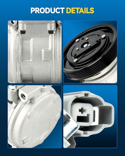 Image of PHILTOP 140022C Air Conditioner AC Compressor with Clutch for Honda Accord 1998-2002 2.3L, Acura CL 1998-1999 2.3L
