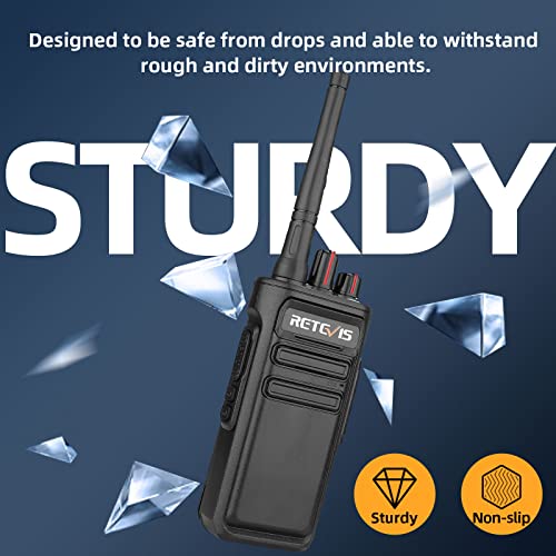 Retevis Rb23 Gmrs Two Way Radios 5 Watt,Long Range Walkie Talkies Waterproof,1800Mah,Heavy Duty,Emergency Walkie Talkies For Adults (2 Pack) #TOP6