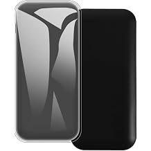 2-Pack TPU Case Compatible with ZTE U60 Pro MU5250 Phone Cover - Shockproof Flexible Protective Accessories with Precise Cutouts Clear+Black