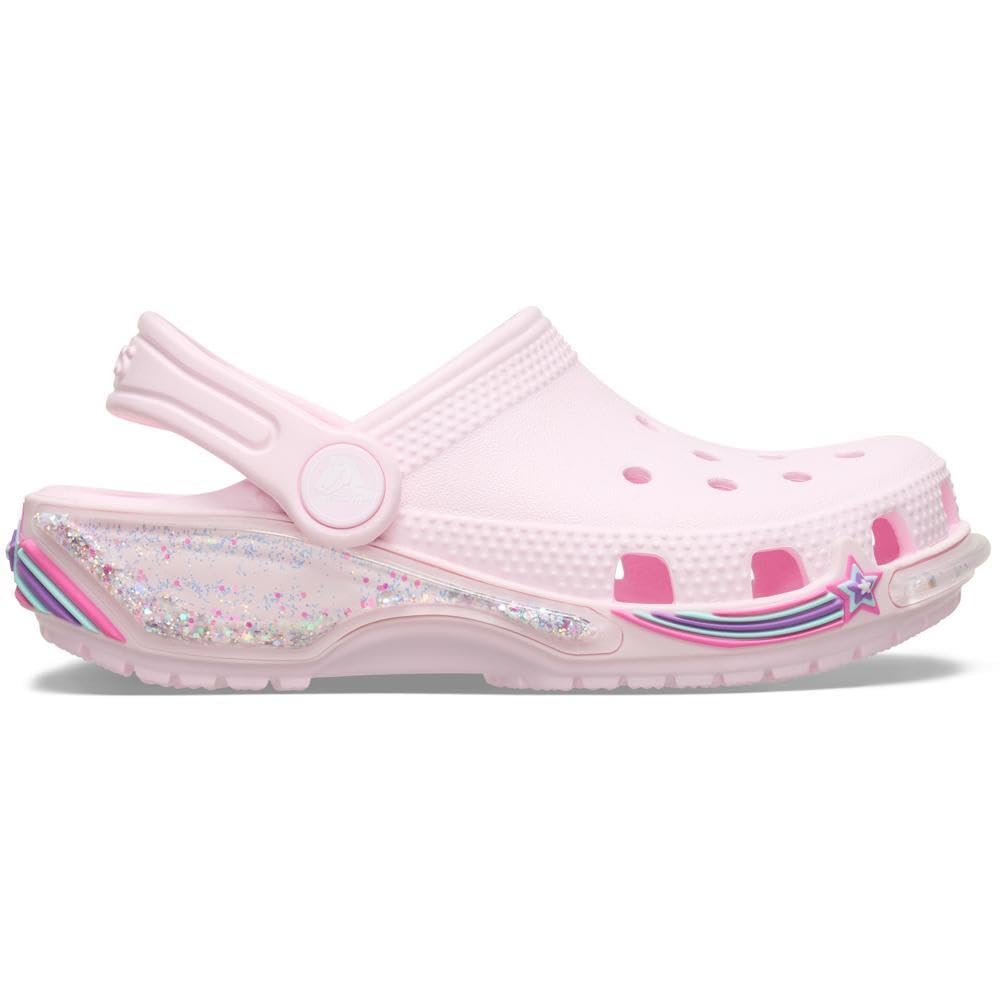 Crocs Classic Star Sparkle Shaker Clog T, Zoccoli Unisex - Bambini e Ragazzi