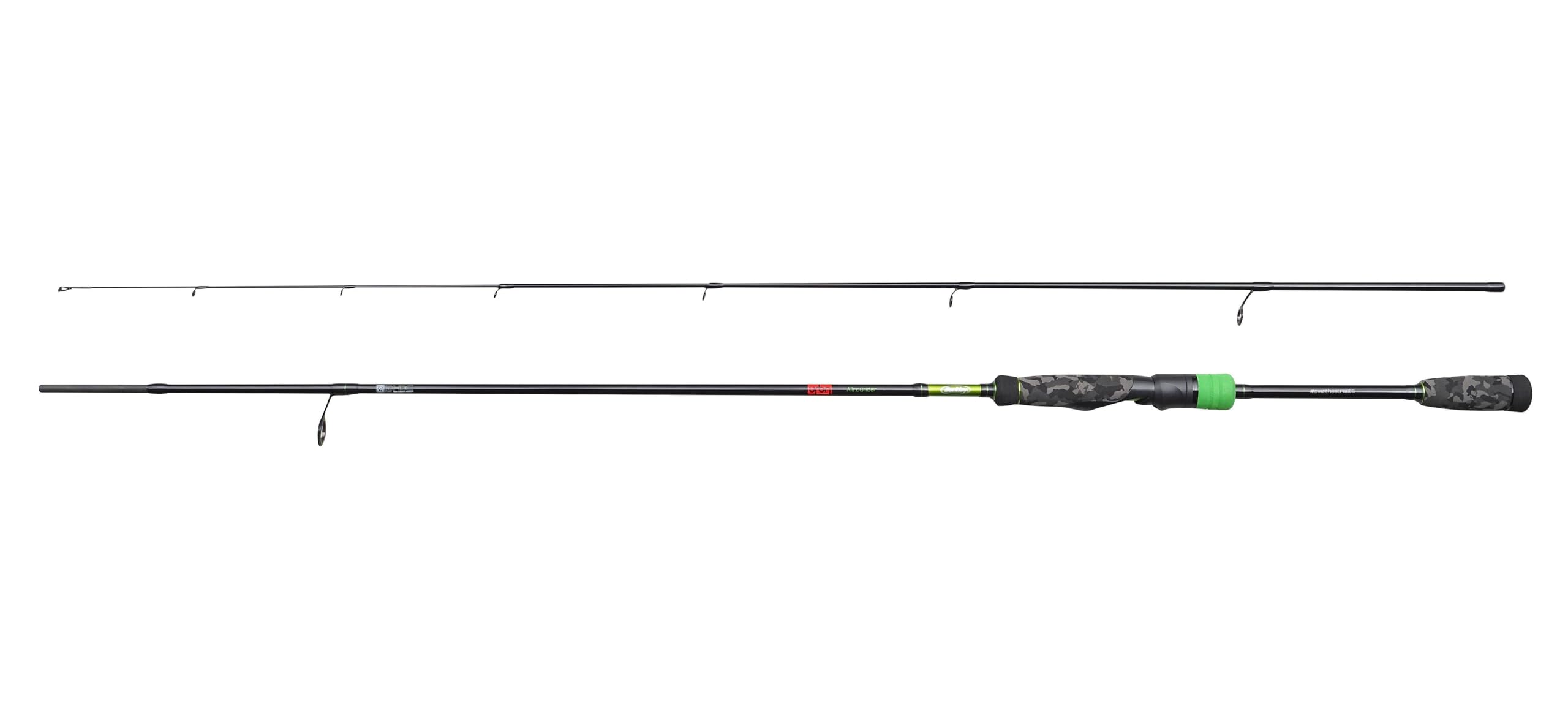 Berkley URBN II Allrounder Spinning Fishing Rod – Lightweight 30HDC Carbon, Fast Action, Stainless Steel Guides, Ergonomic Design – Versatile Rod for Urban Predator Anglers, 2.20m