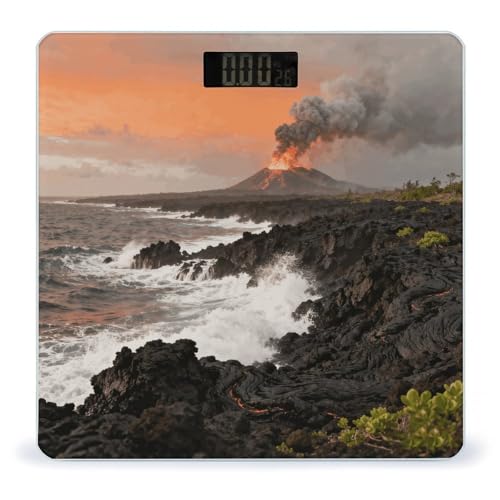 Báscula Digital de Baño Hawaii Lava Coast 400 lb miniatura 1