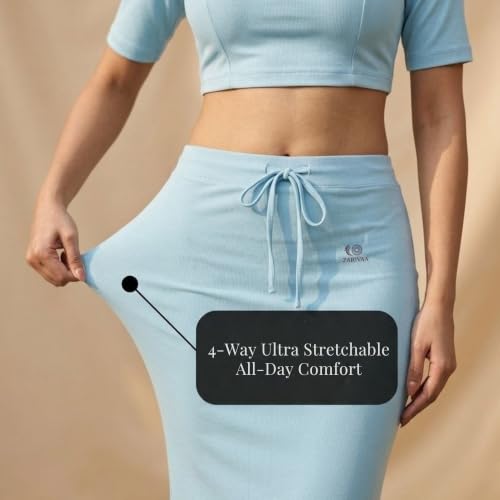 Image of Women's Saree Shapewear - Slim Fit Stretchable Petticoat for Sarees | Comfortable Waistband | Body Shaping Underskirt