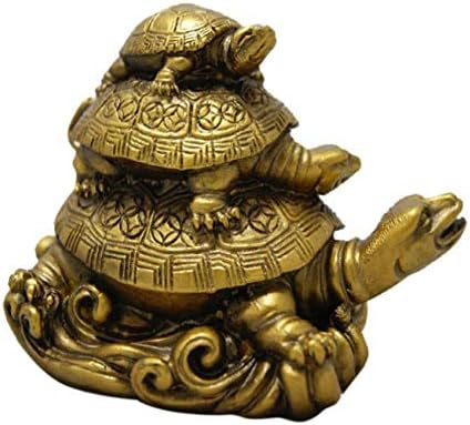 jsk Collection' Feng Shui Three Tiered Tortoises for Health Wealth and Luck