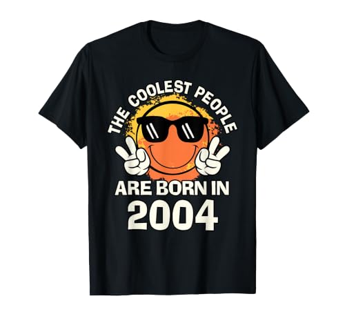 Coolest People are Born in 2004, Funny 2004 Birthday T-Shirt