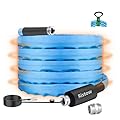 Ristow 25FT RV Heated Drinking Water Hose, Freezing Protection Down to -40°F, Energy-Saving Thermostat, Electrically Heated Hose for RV, Garden, Boat
