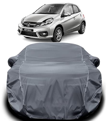 Image of Brio Car Cover - Waterproof, Triple Stitched, Fully Elastic, Ultra Surface Protection (Grey)