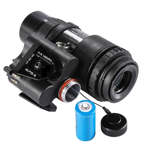 CFWWSAQ Gafas de visión Nocturna, Cámara de montada en la Cabeza, Dispositivo de visión Nocturna Exterior infrarroja, Monocular NVG Scope 1X, PVS-18 Digital infrarroja for Acampar