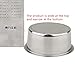 Stainless Steel Coffee Filter, Double Cup Coffee 51mm Single Wall non-pressurized Porous Filter Basket, Please check the size and shape carefully