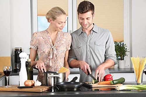 Miniatura 5 de Pack Cocina Eléctrica Vitroceramica Con Horno Campana Extractora Estilo Retro Negro Rustico Ancho 60 Cm
