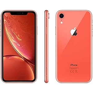 Apple iPhone XR, 64GB, Coral – Unlocked (Renewed)