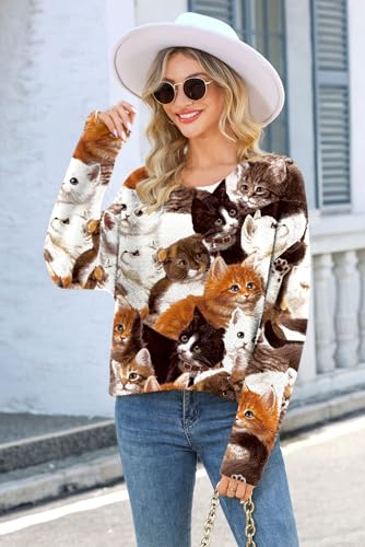 Christmas Sweaters for Women Oversized Chunky Trendy Cute Warm Fuzzy Crewneck Long Knitted Pullover Tunic Sweater2