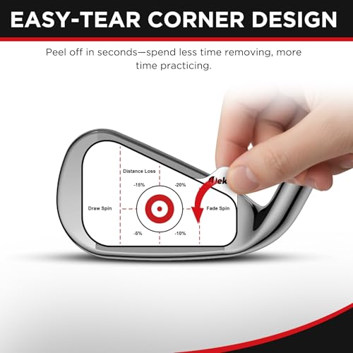 image for IJEKER Golf Impact Tape - High-Resolution Strike Stickers for Iron, Wo