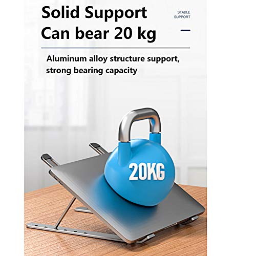 POTIKA Portátil Suporte De Alumínio Cooler Notebook Com Ventilador De Resfriamento LED, Suporte De N