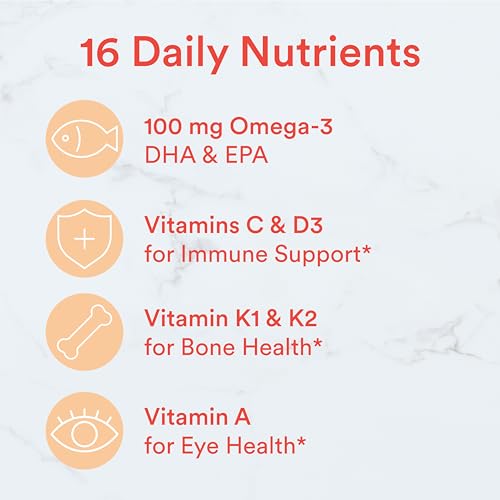 image for SmartyPants Kids Multivitamin Gummies: Omega 3 Fish Oil (EPA/DHA), Vit