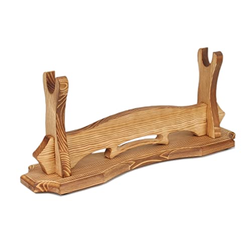 BiJun Schwert Katana Ständer, Katana Halter Samurai Schwert Ständer Schwert Wandhalterung Schwert Halter Display für Katana Wakizashi Tanto Unterstützung alle Schwerter Cover