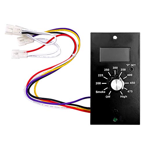 YAOAWE Thermostat Kit Digital Control Board Replacement Parts, Compatible with Pit Boss Wood Pellet Smoker Grill