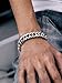 Richsteel 12mm Wide Stainless Steel Link Curb Chain Bracelet for Men 8.2 Inch