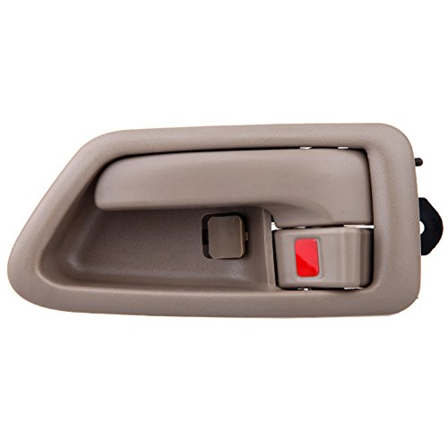 Ocpty Door Handles Interior Front Rear Driver Passengere Side Replacement Fit 1997-2001 For Camry Inside Door Handles Texture Beige(4Pcs) #TOP1