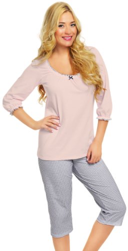 Italian Fashion Pyjama Grossesse Ensemble Haut et Bas Maternité Femme L43Z1 0222 (R4S2, XXL)