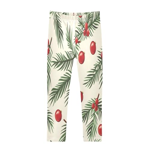 Toddler Girls Leggings Printed Yoga Pants Leggings Branches and Balls for Kids