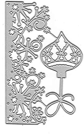 Snowflake Flower Metal Die Cuts,Merry Christmas Cutting Dies Cut Stencils for DIY Scrapbooking Album Decorative Embossing Paper Dies Card Making