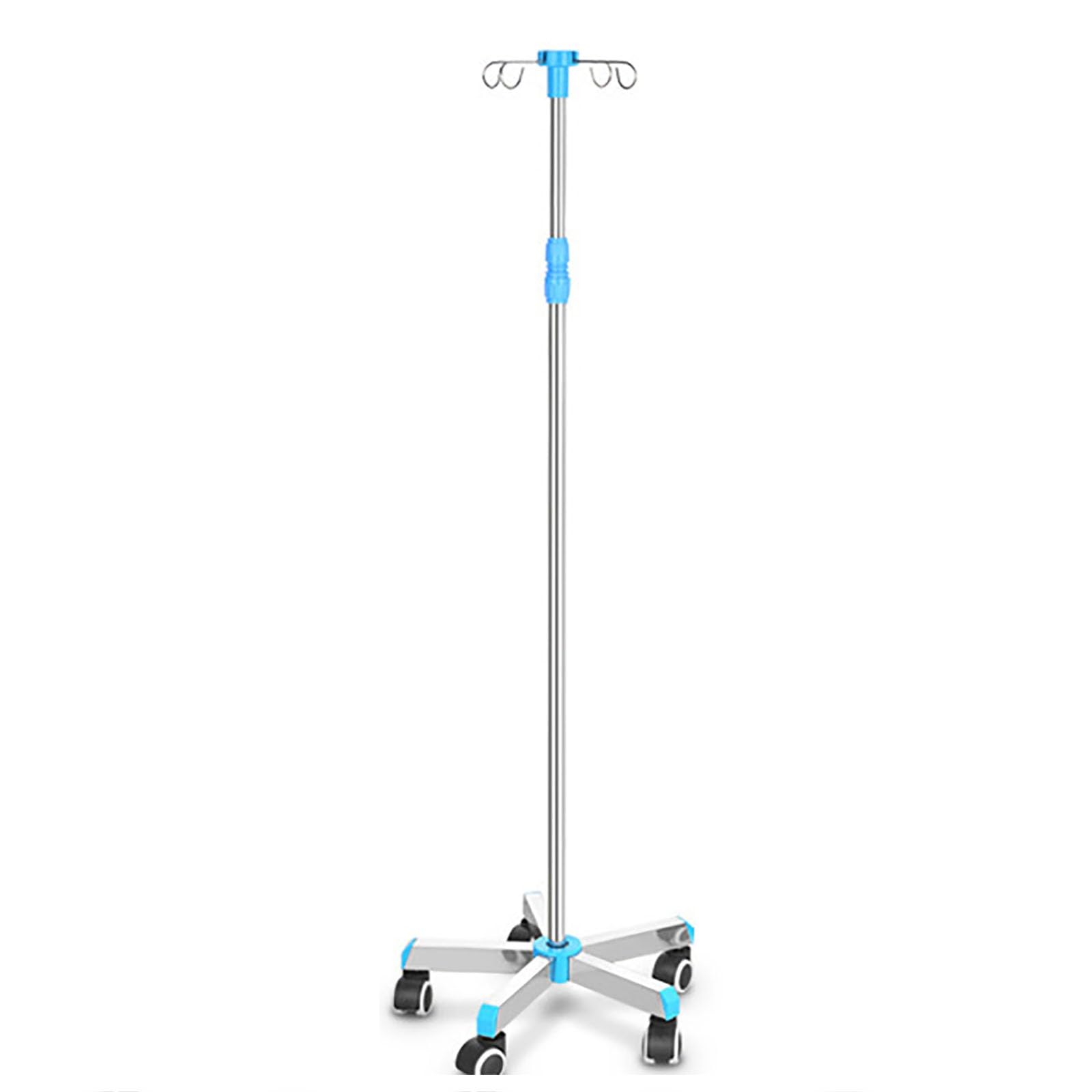 Perche IV D'égouttement IV Sur Roues Médical, Support D'égouttement Portatif Réglable en Hauteur en Acier Inoxydable (Size : Stainless Steel 5leg)