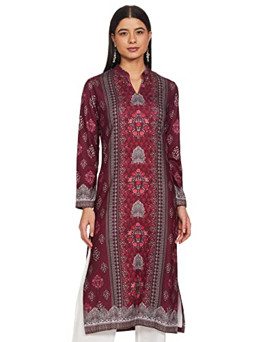 Image of BIBA Women's Synthetic Kurta