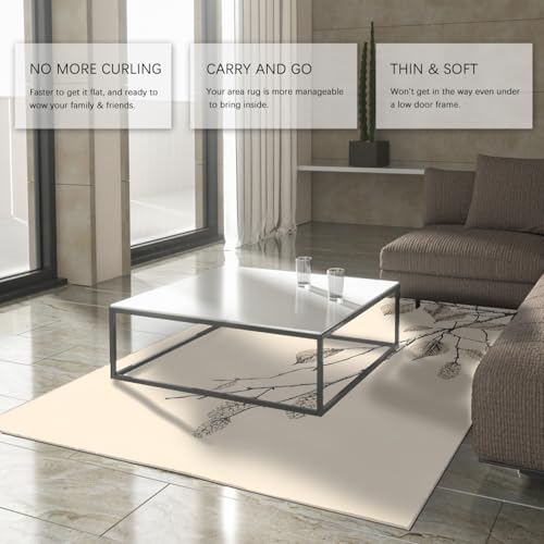 Tapis antidérapants et lavables 140x200cm style minimaliste moderne