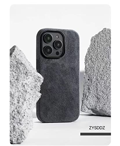 Zysddz New Protective Case For Iphone 13 All Inclusive Series Phone Handmade Suede Alcantara, Compatible With Wireless Charging (Iphone 13 Pro,Black) #TOP1