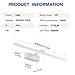 Imagen de Klighten Lámpara LED de Espejo 24W 1170LM Lámpara de espejo Aplique 80cm 5500K Luz natural para Espejo Muebles de Maquillaje Aparato Montado en la Pared