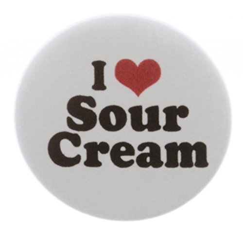 A&T Designs Unisex - I Love Sour Cream 2.25" Keychain