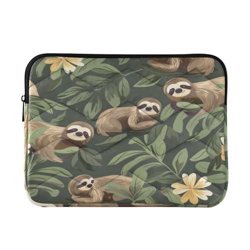 Funda para Laptop 13-14 Pulgadas con Diseño de Perezoso