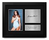 HWC Trading Barbara Bach James Bond The Spy Who Loved Me Gifts Printed Signed Autograph Picture for Movie Memorabilia Fans - US Letter Framed (ID-007463)