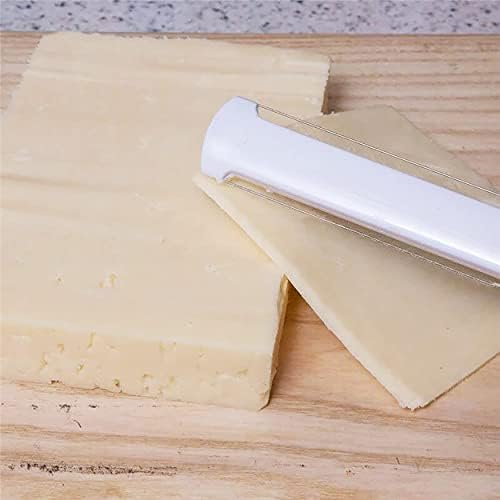 IRYNA 2 Pack Cheese Slicers Kitchen Gadgets Plastic Wired Cheese Cutter Multifunctional Butter Curler Tool Cheese Slicers for Block Cheese