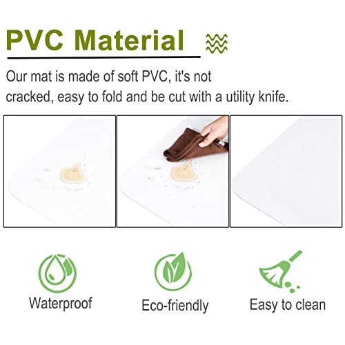 Tapete protector de vinilo transparente para evitar manchas 4