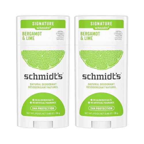 Schmidt's Aluminum Free Natural Deodorant Bergamot & Lime 2 count