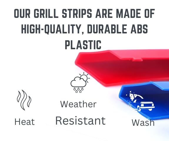 Clip-on grille inserts compatible with BMW 2 Series F22/F23 (2014–2021), 8-beam kidney grille — 3-piece set