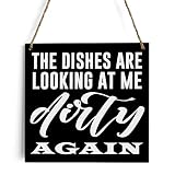 Rustic Kitchen Decor Wood Wall Art Wall Hanging Decor Funny Housewarming Gift Home Wooden Decorative