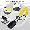 Steering Wheel Lock with 3 Keys,Seat Belt Lock High Visibility Cut Resistance Anti-Theft Device Universal Steering Wheel for Cars SUV Van Golf Cart Truck, Yellow #3