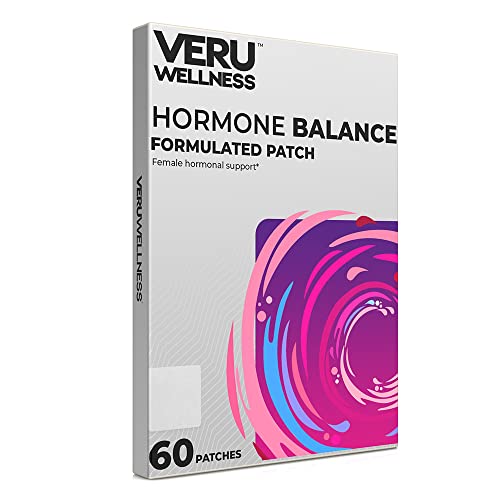 Veru Wellness Hormone Balance Patch - Myo Inositol & D-Chiro Inositol Daily Patch Womens Wellness 60 Count 60 Day Supply